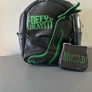 Defy Gravity-Wicked Black and Green Backpack